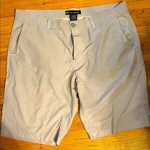 Travis Mathew Light Gray Flat Front Shorts
